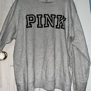 Pink Gray Crewneck